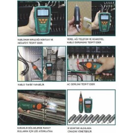  PROSKIT MT-7071 Kablo Mesafe Toner ve Prob Kit